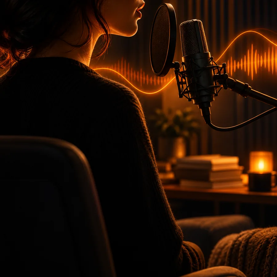 Example of a clear spoken voice concept